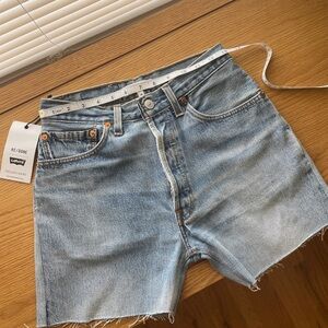 Re/done The Long Short vintage Levi 501s reconstructed